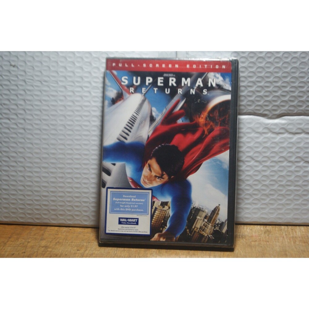 Superman Returns (DVD, 2006, Full Screen Edition) New Factory Sealed Son of Kryp